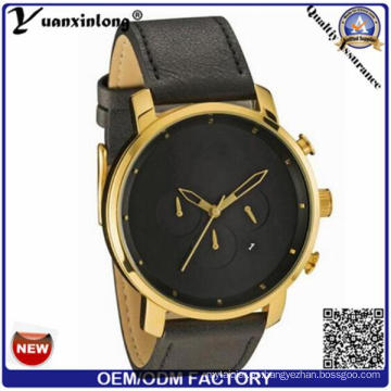 Yxl-930 Nueva Marca de Lujo Simple Relojes Deportivos de Cuarzo Hombres Casual Reloj de Cuero Militar Reloj de Los Hombres Relogio Masculino